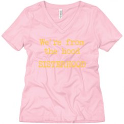 Ladies Relaxed Fit V-Neck Tee