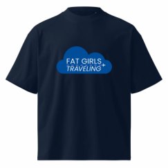 Unisex Organic Oversized High Neck T-Shirt