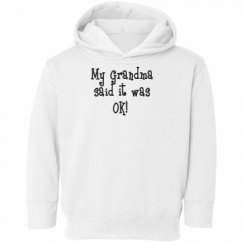 Toddler Hooded Sweatshirt