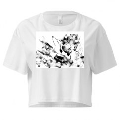Ladies Festival Cali Crop Top Tee