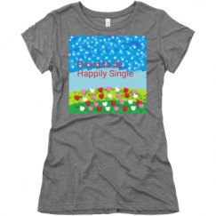 Ladies Slim Fit Super Soft Triblend Tee