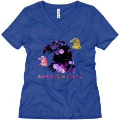 Ladies Relaxed Fit V-Neck Tee