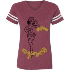 Ladies Relaxed Fit Vintage Sports Tee