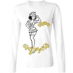 Ladies Relaxed Fit Basic Long Sleeve Tee
