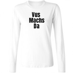 Ladies Relaxed Fit Basic Long Sleeve Tee