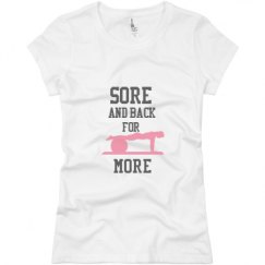 Ladies Slim Fit Basic Promo Jersey Tee