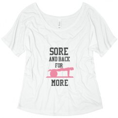 Ladies Flowy Slouchy Tee