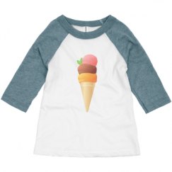 Toddler 3/4 Sleeve Raglan Tee