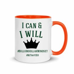 11oz Ceramic Mug with Color Inside