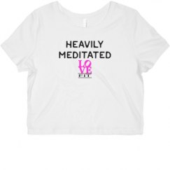 Ladies Slim Fit Crop Top Tee