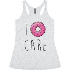 Ladies Slim Fit Super Soft Racerback Triblend Tank