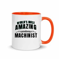 11oz Ceramic Mug with Color Inside