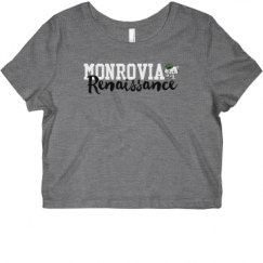 Ladies Slim Fit Crop Top Tee