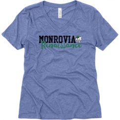 Ladies Relaxed Fit Super Soft Triblend V-Neck Tee