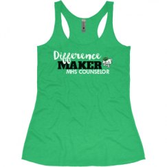 Ladies Slim Fit Super Soft Racerback Triblend Tank