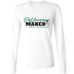 Ladies Relaxed Fit Basic Long Sleeve Tee