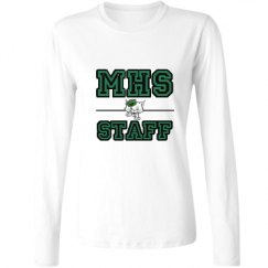 Ladies Relaxed Fit Basic Long Sleeve Tee