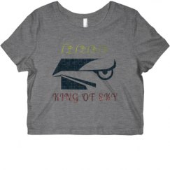 Ladies Slim Fit Crop Top Tee