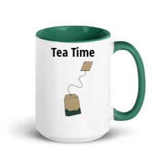 15oz Ceramic Mug with Color Inside