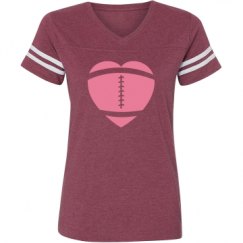 Ladies Relaxed Fit Vintage Sports Tee