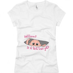 Ladies Slim Fit Basic Promo Jersey Tee