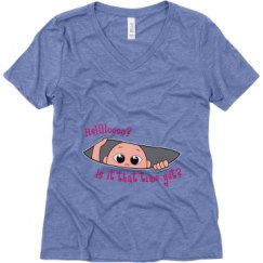 Ladies Relaxed Fit Super Soft Triblend V-Neck Tee