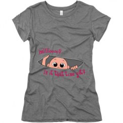 Ladies Slim Fit Super Soft Triblend Tee