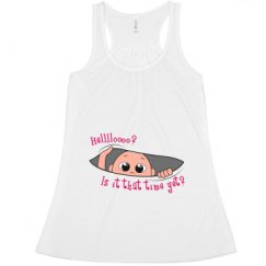 Ladies Flowy Racerback Tank