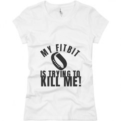 Ladies Slim Fit Basic Promo Jersey Tee