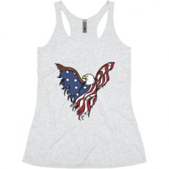 Ladies Slim Fit Super Soft Racerback Triblend Tank