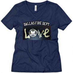 Ladies Relaxed Fit V-Neck Tee