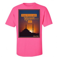 Unisex Ultra Cotton Safety Neon Crewneck Tee