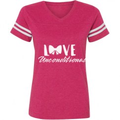 Ladies Relaxed Fit Vintage Sports Tee