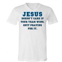 Unisex V-Neck Jersey Tee