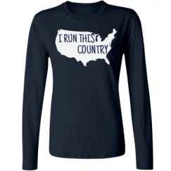 Ladies Relaxed Fit Basic Long Sleeve Tee