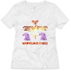 Ladies Relaxed Fit V-Neck Tee