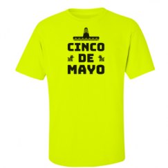 Unisex Ultra Cotton Safety Neon Crewneck Tee