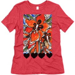 Ladies Relaxed Fit Super Soft Triblend Tee