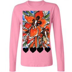 Ladies Relaxed Fit Basic Long Sleeve Tee