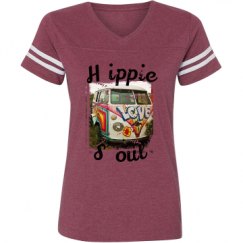 Ladies Relaxed Fit Vintage Sports Tee