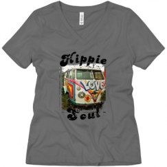 Ladies Relaxed Fit V-Neck Tee