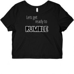 Ladies Slim Fit Crop Top Tee