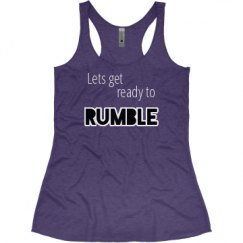 Ladies Slim Fit Super Soft Racerback Triblend Tank