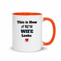 11oz Ceramic Mug with Color Inside