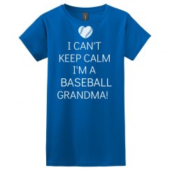 Keep Calm Baseball Grandma