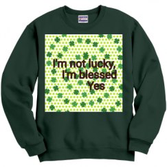 Unisex Film and Foil Crewneck Sweatshirt