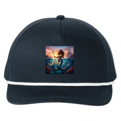 Snapback Five-Panel Rope Hat