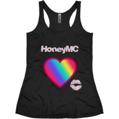 Ladies Slim Fit Super Soft Racerback Triblend Tank