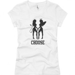 Ladies Slim Fit Basic Promo Jersey Tee