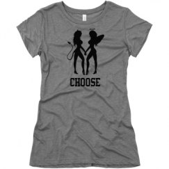 Ladies Slim Fit Super Soft Triblend Tee